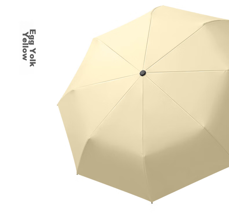 Qimaimai Large Umbrella, Three-Fold Sun Umbrella, Sunshade Umbrella for Women, Dual-Use Sun Protection Umbrella, UV Protection Folding Umbrella, Wooden Handle for Me 15