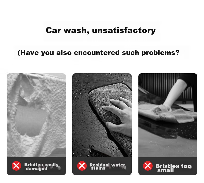 KOOLIFE Suede Car Cleaning Towel, Car Interior Specialized Suede And Chamois Leather Towel, Stain-Free Strong Absorbent, 4-Pack 2