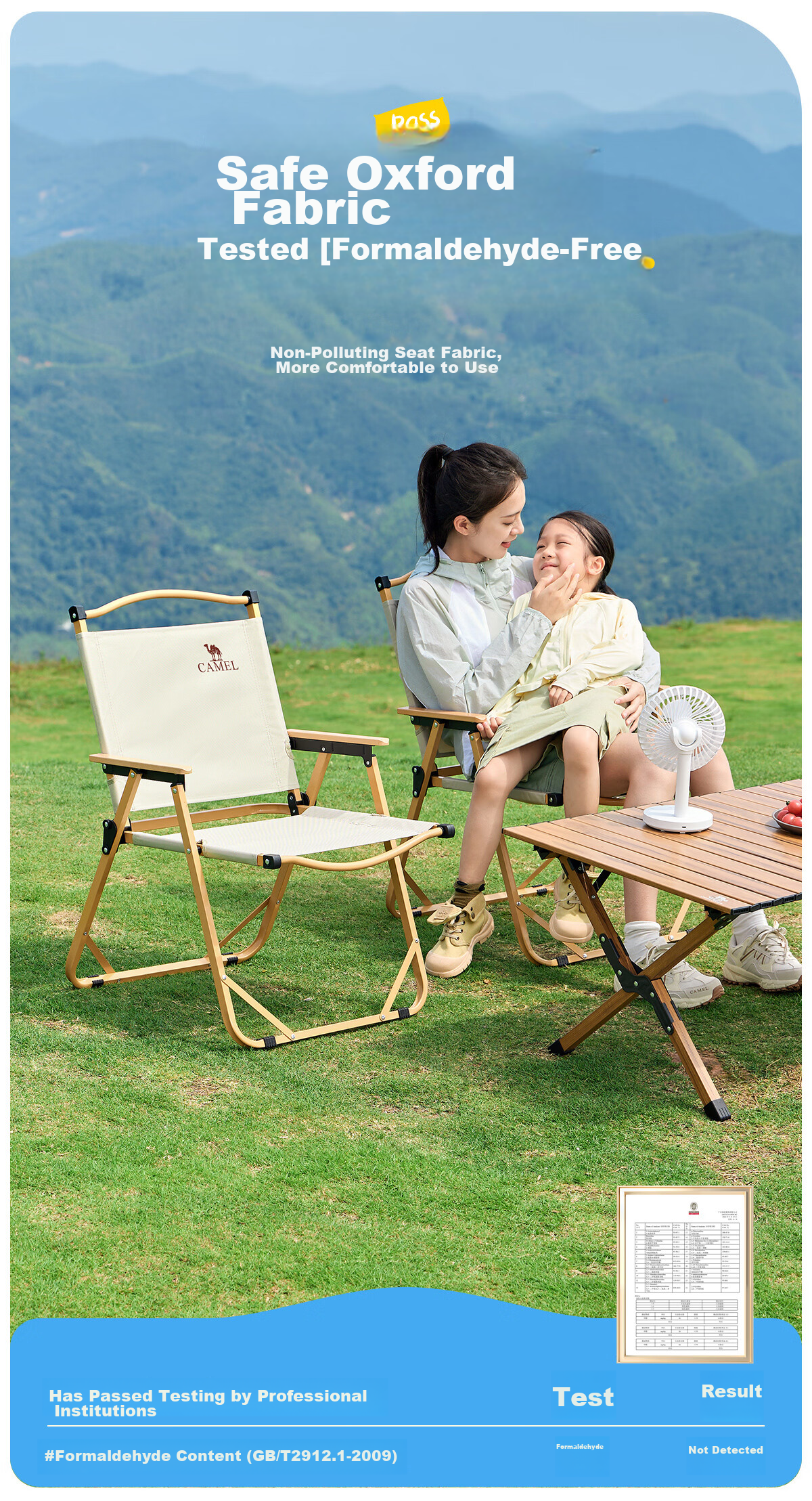 CAMEL Outdoor Camping Portable Lightweight Fishing Chair Camping Equipment Picnic Kemit Chair Folding Chair P016 20