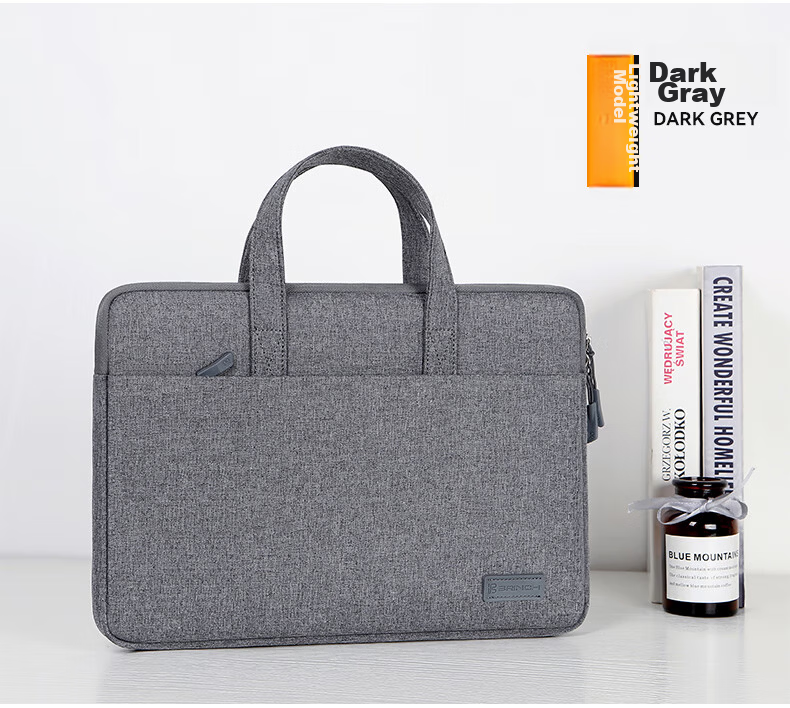 BRINCH Laptop Bag, 12/16 Inch, Business Lightweight Travel Bag, Suitable for Xiaomi, Apple, Huawei Notebooks 2