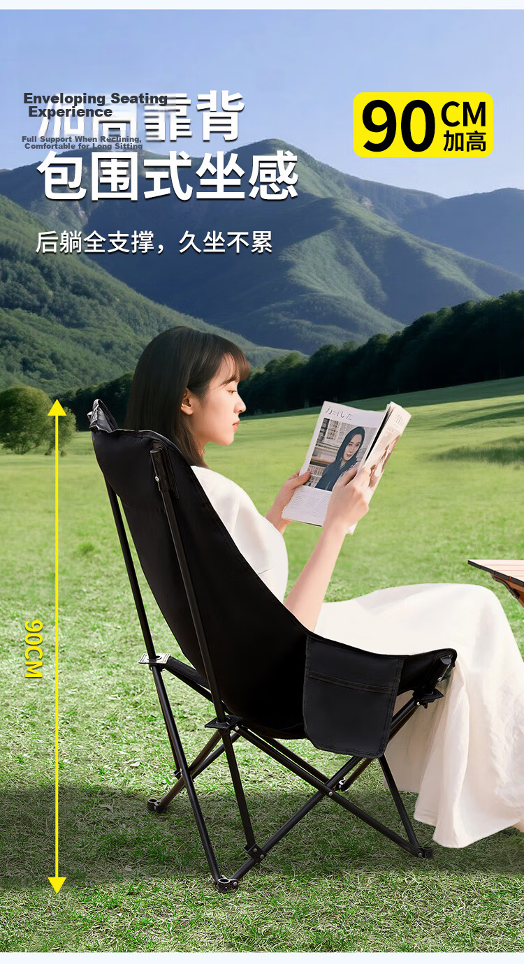 Suncojia Outdoor Folding Table Egg Roll Table Portable Long Table Folding Table | 90*60CM | 2-4 People | Outdoor 7