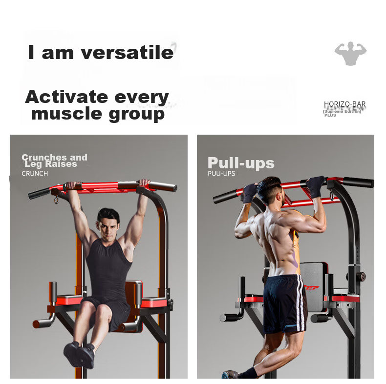 XTEP Home Pull-Up Bar Indoor Single and Double Bar Multifunctional Comprehensive Trainer Adult Fitness Equipment 23