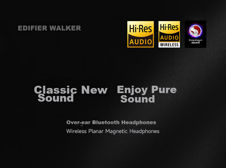 EDIFIER STAX SPIRIT S5 Over-Ear Planar Bluetooth Headphones HIFI Headphones Compatible with Apple Huawei Xiaomi Black 1
