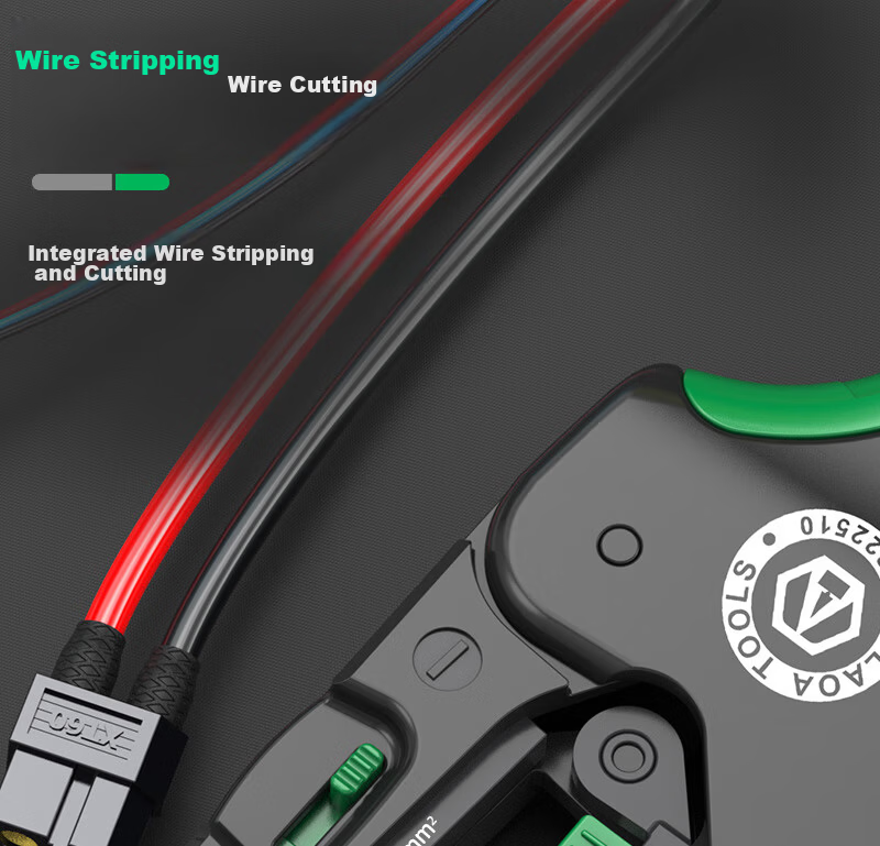 LAOA LA822510 Automatic Wire Stripper Pliers Multifunctional Quick Adjustable Wire Pulling and Cutting Pliers Made in Taiwan 21