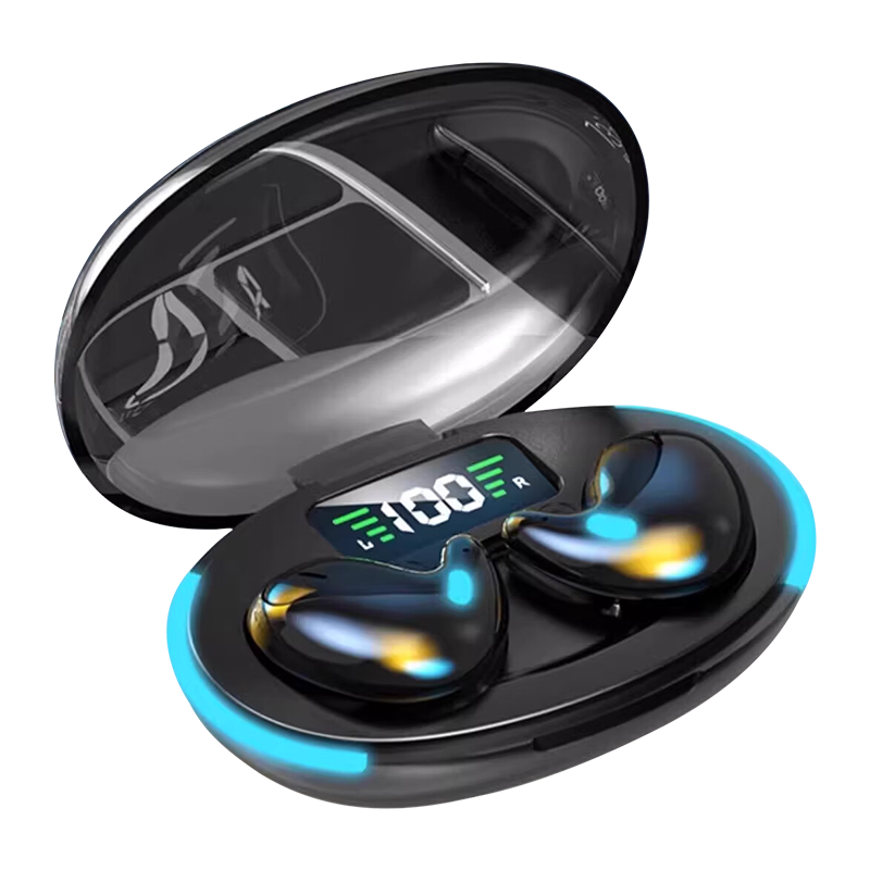 Chuangu Bone Conduction Concept Bluetooth Wireless Earbuds Semi-In-Ear Noise-Cancelling Ultra-Thin Side-Lying Comfortable ASMR Sleep Earphones Long Battery Life