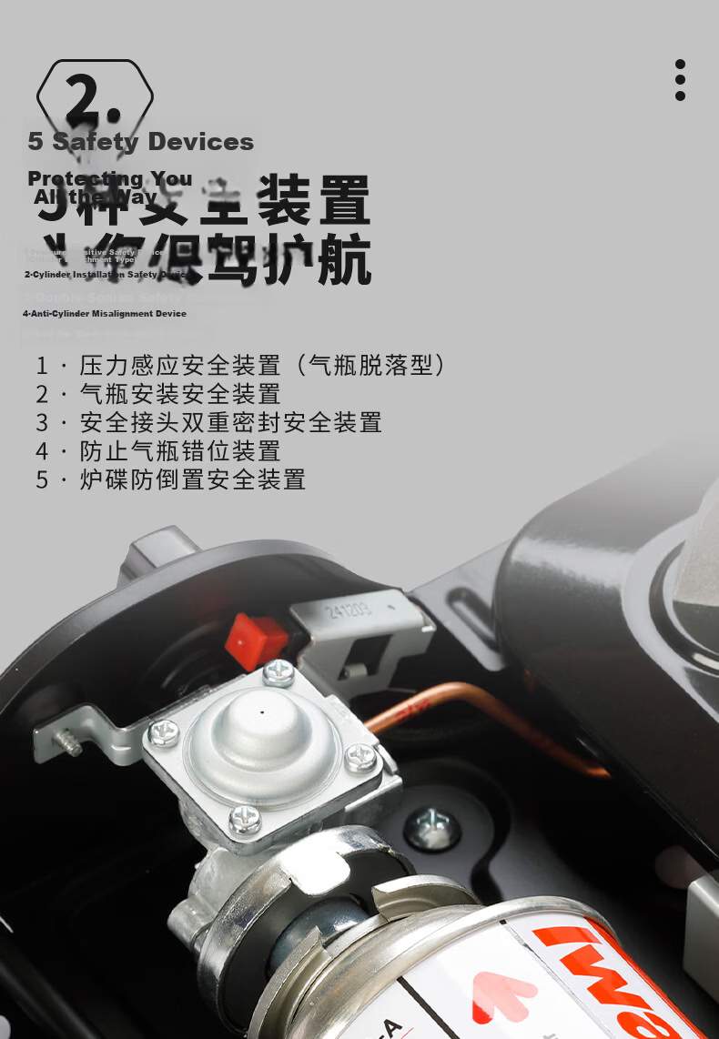 Iwatani Portable Cassette Stove, 3.3kW Powerful Flame, Outdoor Camping Hotpot Picnic Gas Single Burner ZB-29(JD) 4