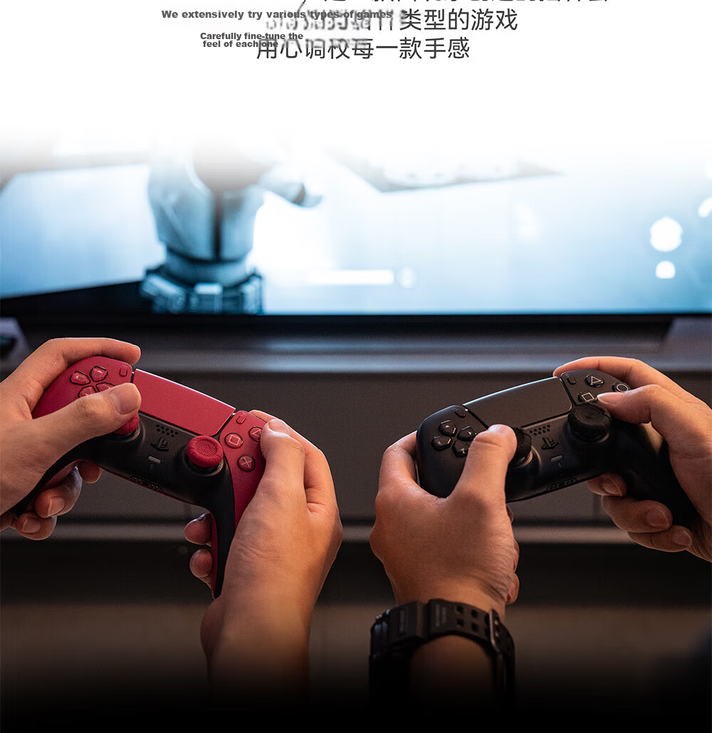 Jixiang National Version PS4 PS5 Controller Cat Claw Joystick Cap, NS Pro Game Controller Key Cap Silicone Accessories, Compatible with PS4/PS5/NS Pro, Pink Blue 11