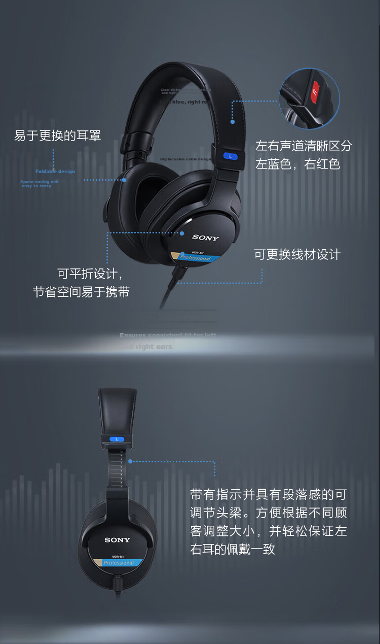 SONY MDR-MV1 Professional Open-Back Monitoring Headphones, Travel Companion, Gift 17