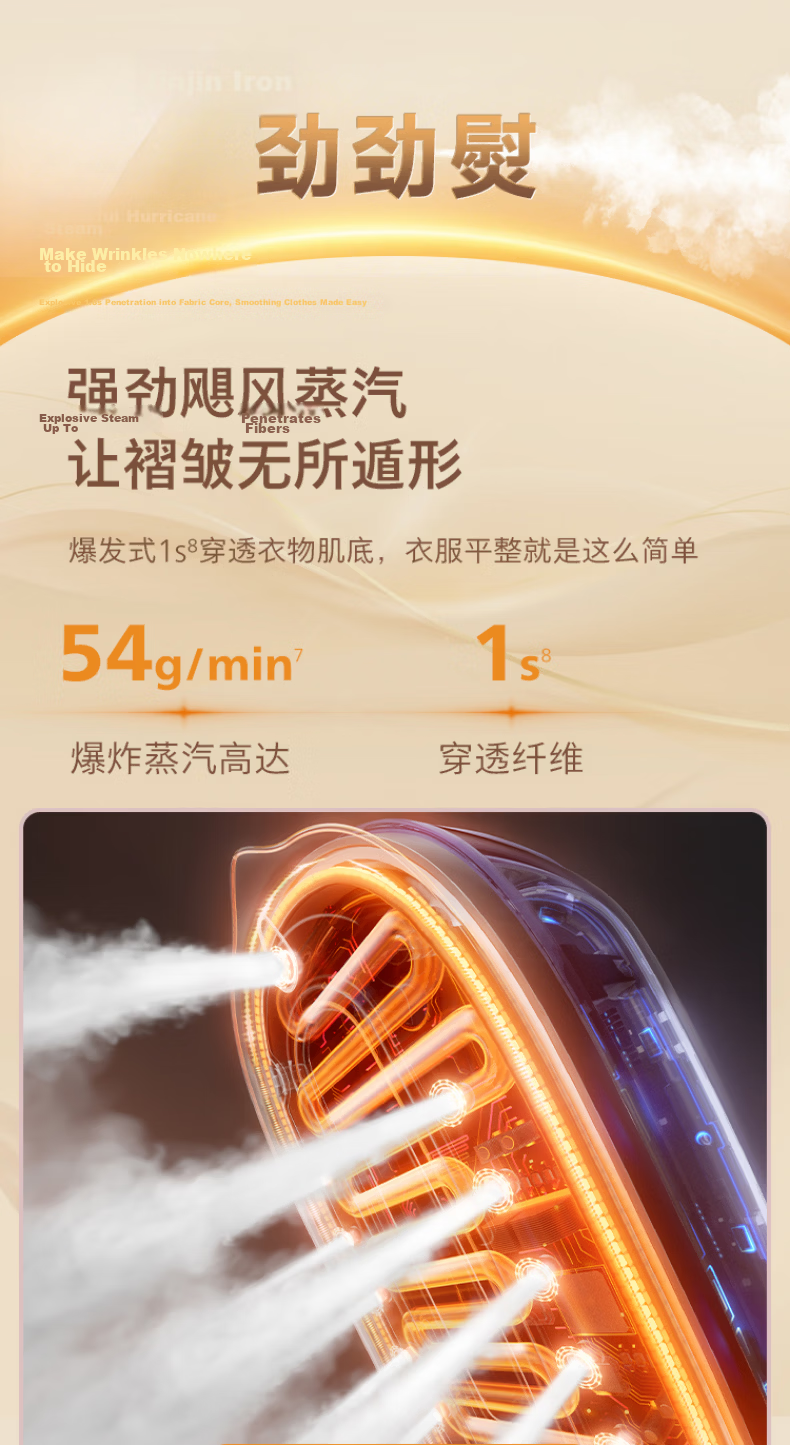 PHILIPS Handheld Compact Iron And Garment Steamer for Home Use, Portable Travel Ironing Machine, Gift, STH3050/30 32