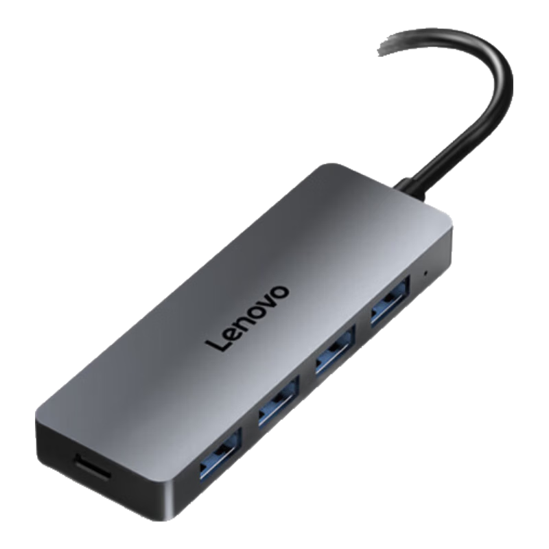 Lenovo USB 3.0 4-Port High-Speed Hub Laptop Docking Station Extension Cable 4-in-1 Expansion Converter Universal 0.5M
