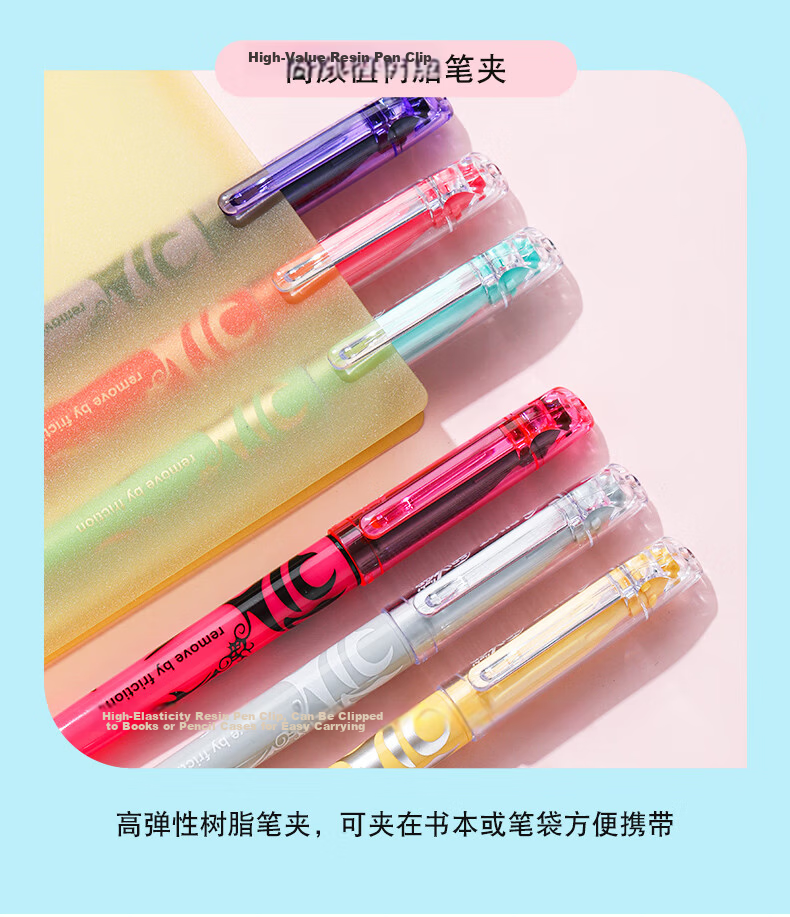 PILOT Erasable Highlighter, Natural Color Series, Colored Frixion Marker, Fluorescent Pen, Highlighting Pen, Student Marking Pen, Stationery, SW-FL Slanted Tip, Blue, Single Pe 13