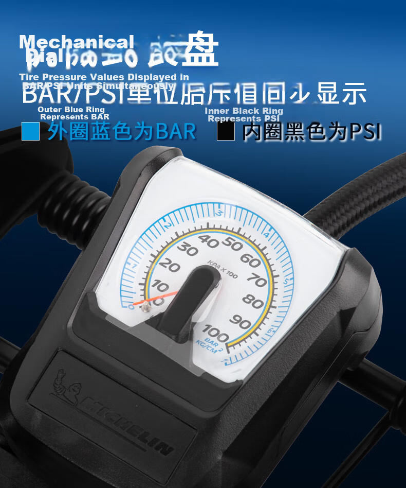MICHELIN Inflatable Pump for Cars, Motorcycles, Electric Bikes, Bicycles, Balls, Wireless Dual-Cylinder Air Pump 12209 Suitable for Li Auto I9 6
