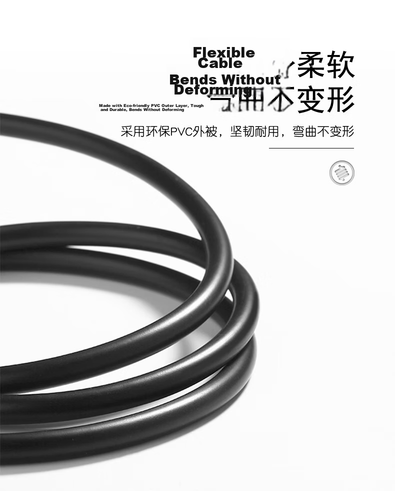 Bosender PS2 Extension Cable Male to Female 6-Pin 6-Core Long Cable Direct Connect Computer Mouse Keyboard Extension Round Head Pure Copper 2m BSD-PS2-GM2 6