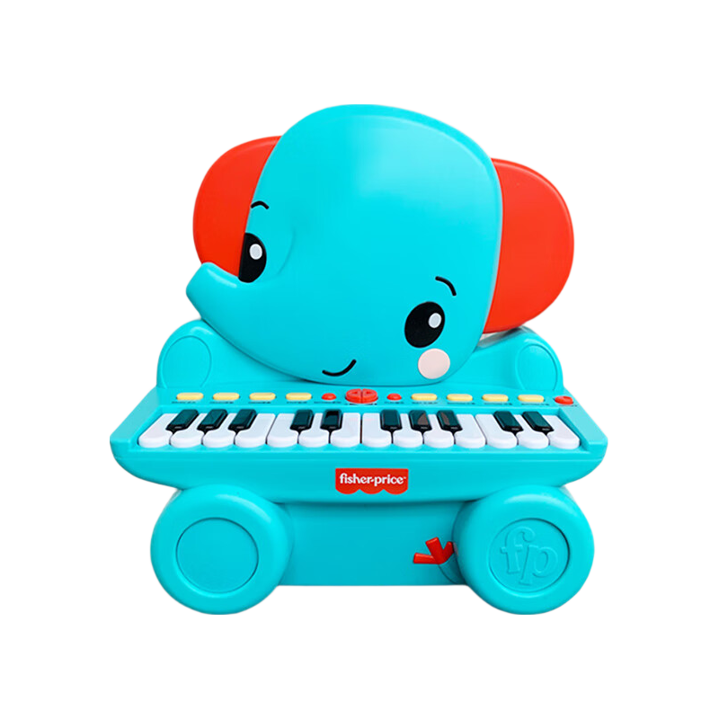 Fisher-Price Animal Upright Piano Educational Musical Toy Elephant F6616