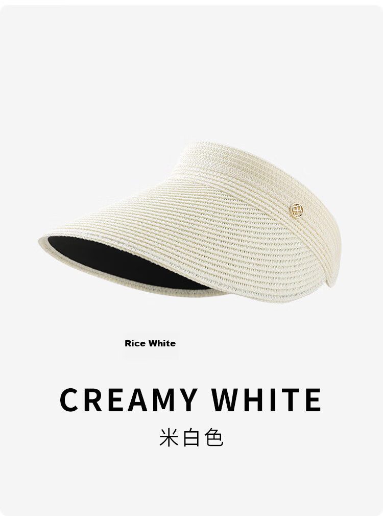 JIUMU Sun Protection Hat for Women, Sun Visor Cap, Sun Hat, Visor Cap, Straw Hat, Cool Hat, Summer Outdoor Face-Covering UV Protection Hat for Wome 18