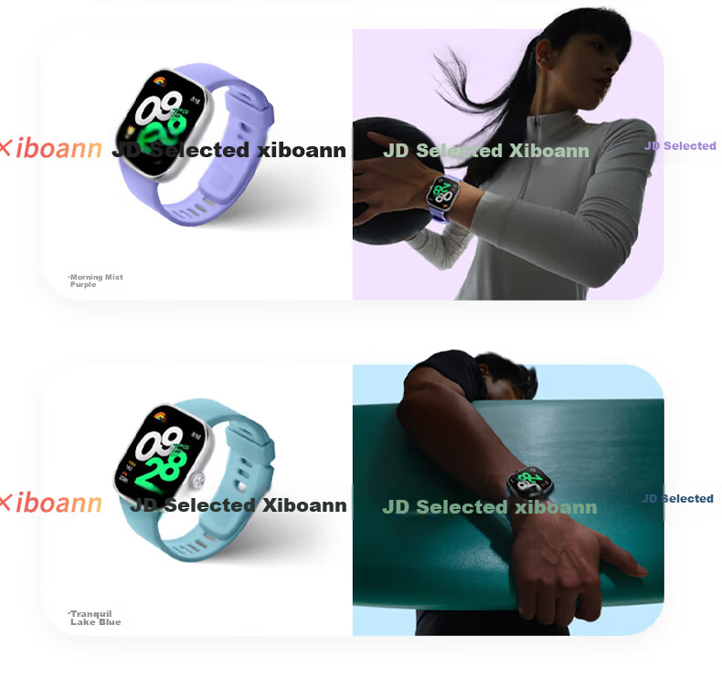 Iboann TPU Silicone Quick-Release Strap for Redmi Watch 5/6, Redmi Watch 4, Xiaomi Mi Band 9 Pro and 8 Pro Accessories 13