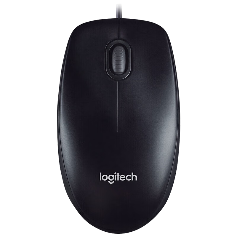 Logitech M90 Wired Office Mouse Enterprise Edition Full-Size Plug and Play Comfortable Reliable Black