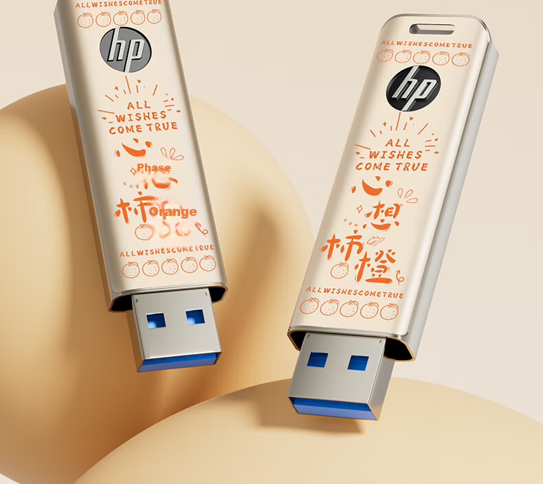 HP 64GB USB3.2 Flash Drive + Apple Adapter + Anti-Loss Strap, Xinxiangshicheng Large Capacity USB Drive, Universal Thumb Drive for Study, Office, Bidding, Mobile Phones, Computers, And Car Use 2