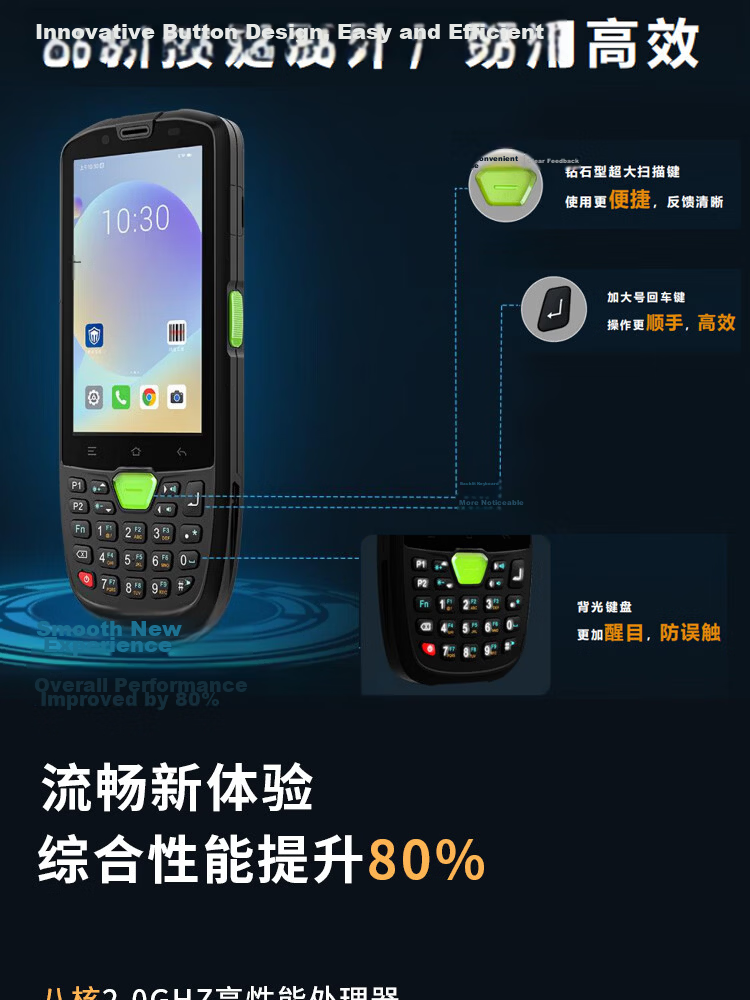 Seuic AUTOID 3 Upgraded A3P Handheld Terminal Pda, Dongda Jiecheng A3p, Android Data Collector, Warehouse One-Dimensional And Two-Dimensional Inventory Machine, Industrial Smartphone AI Algorithm 3