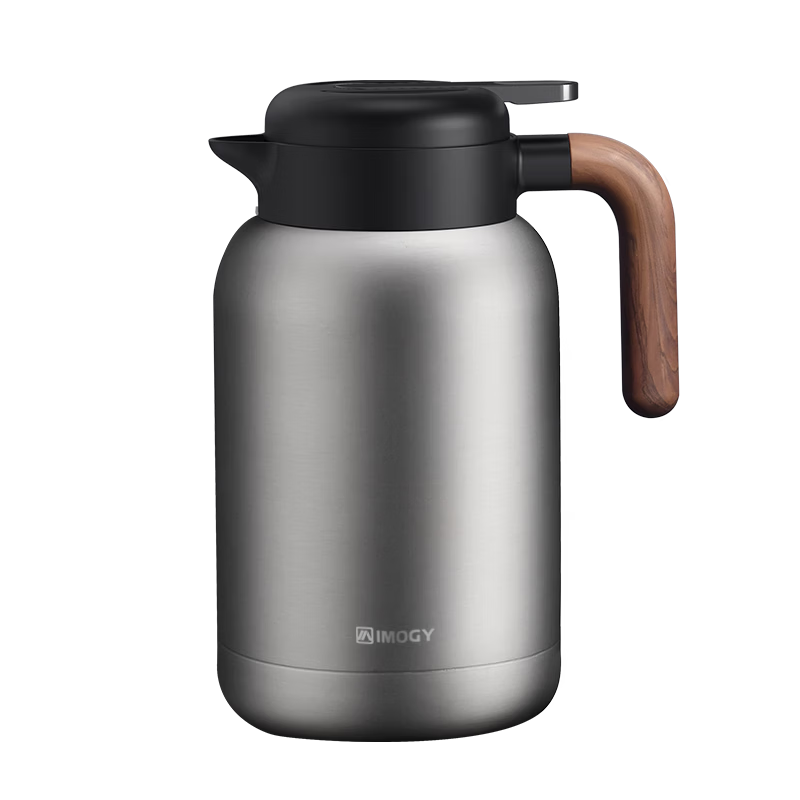 IMOGY Insulated Thermos Home Large Capacity Stew Tea Pot Holiday Gift Hot Water Kettle 316L Stainless Steel Tea Infuser Vacuum Flask Kettle