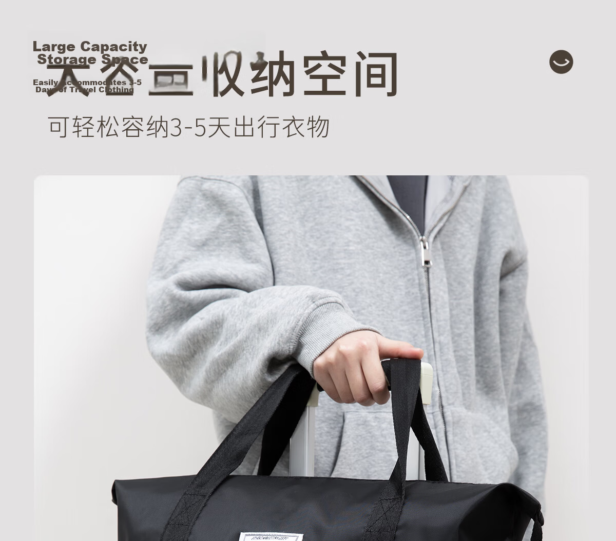 Youshiguang Toiletry Bag Travel Men's Business Trip Makeup Wet And Dry Separation Portable Large Capacity Hook High-End Storage Bag Black And Gold Color 4