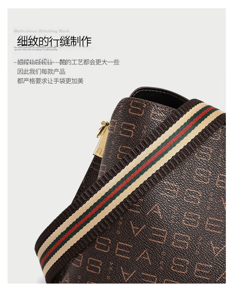 Aiqinghai Handbag, Women's Crossbody Bag, High-End Brand Shoulder Bag, Large Capacity, Light Luxury, Birthday And Mother's Day Gift, Practical Present for Mom 6