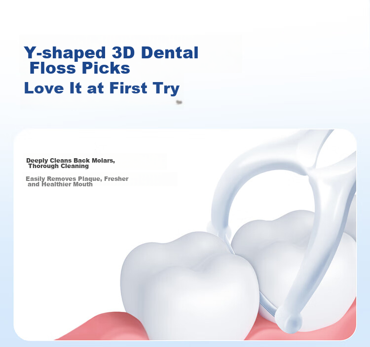Oral-B Dental Floss Picks Toothpicks Professional Teeth Cleaning Portable Y-Shaped 30pcs/Pack Mixed Packaging 6