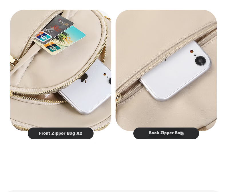 GOLF Women's Casual Backpack Small School Bag IPAD Laptop Bag Water-Resistant Travel Bag Birthday Gift for Women 12