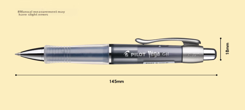 PILOT 415V Retractable Gel Pen Signature Pen Smooth Quick-Dry 0.7mm Black Carbon Ink Bright Green Barrel 3