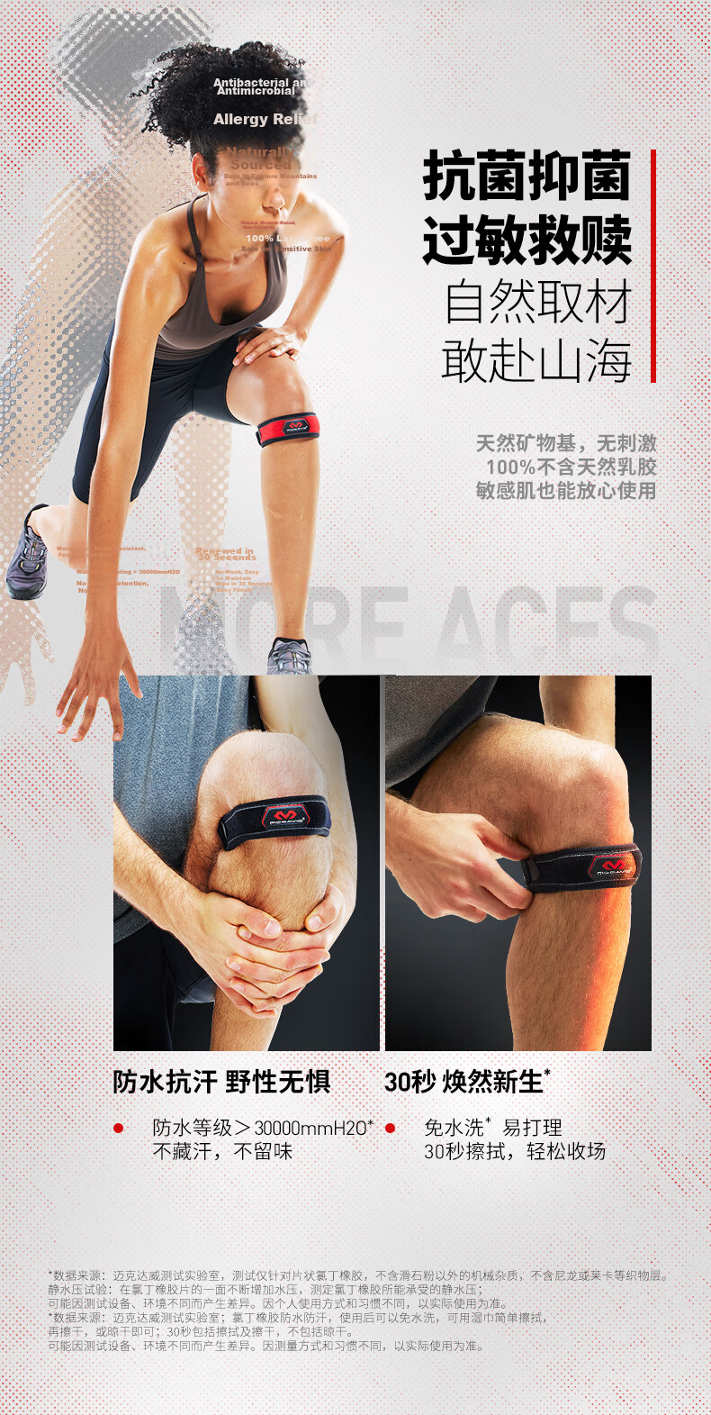 McDavid Patellar Tendon Support Jumpers Knee Strap for Climbing Running Basketball Badminton Tennis Sports Knee Brace 414 Gray 5