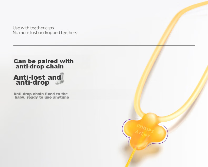 AVENT Philips AVENT Teether for Infants, Oral Stage, Anti-Thumb Sucking, Baby Comfort, Sucking And Grinding Teeth, Silicone Chew Stick 24