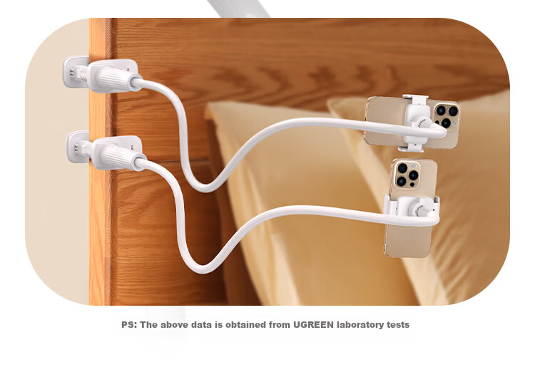 Ugreen Limited Time Free Shipping Mobile Phone Holder Bedside Lazy Stand Desktop Live Streaming Watching Multi-Functional 360° Adjustable Flexible Support Stand Compatible with iPhone Huawei Xiaomi 13