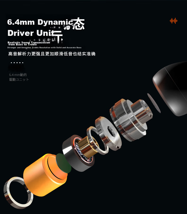 FINAL E1000 Portable In-Ear Earphones Lossless Music Earbuds Black 6