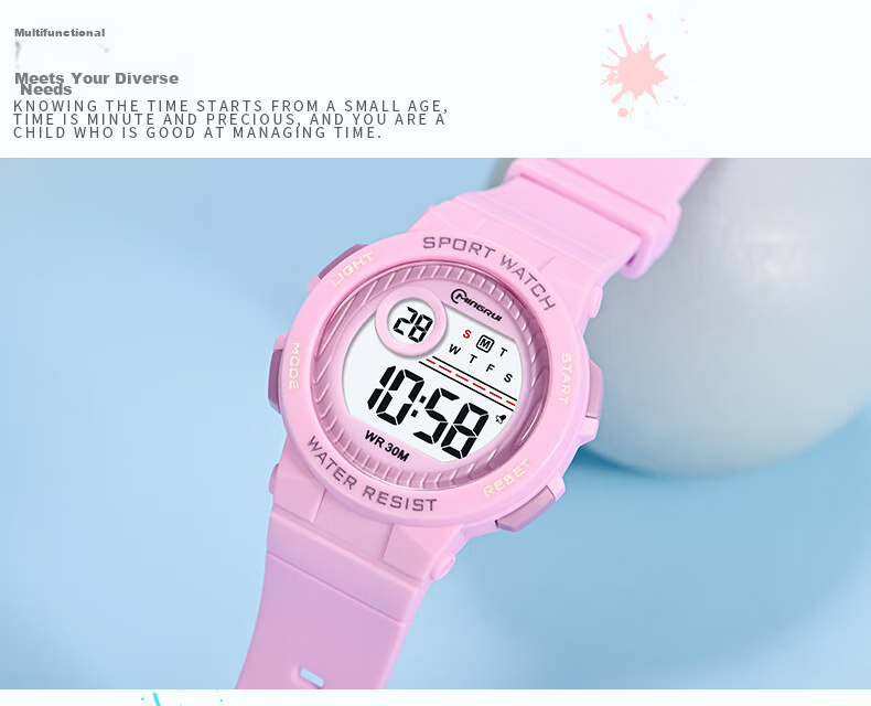 40,000 Kilometers Kids Watch for 3-6 Year Old Girls and Boys Toddler Baby Animal Toy Cartoon Electronic Watch Detachable Gift 14