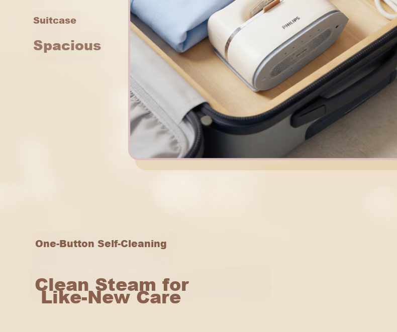 PHILIPS Handheld Compact Iron And Garment Steamer for Home Use, Portable Travel Ironing Machine, Gift, STH3050/30 55