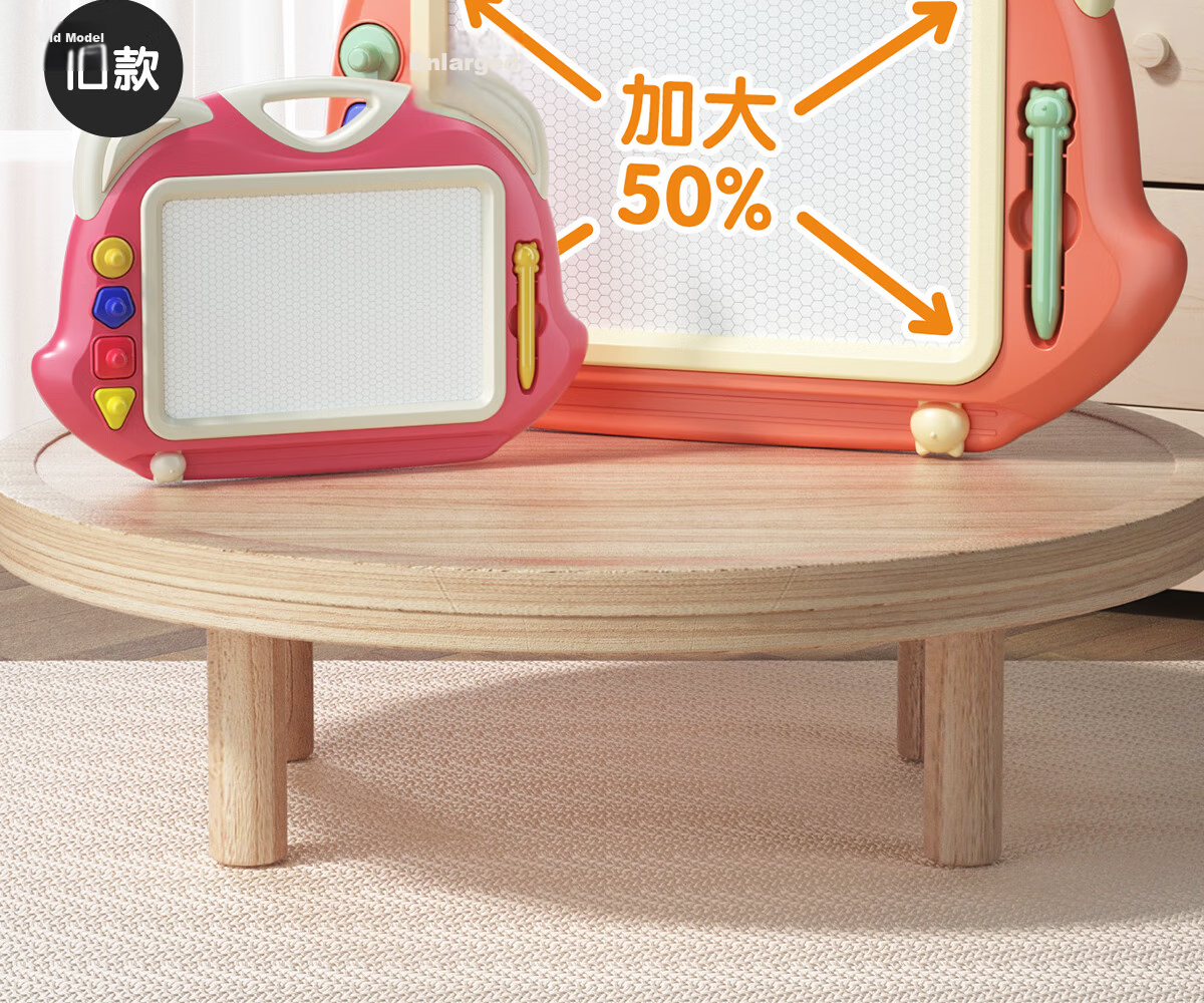 Teddy Time Children's Drawing Board Early Education Toy Erasable Magnetic Doodle Board DIY Painting Writing Cat Drawing Board Birthday Gift 6
