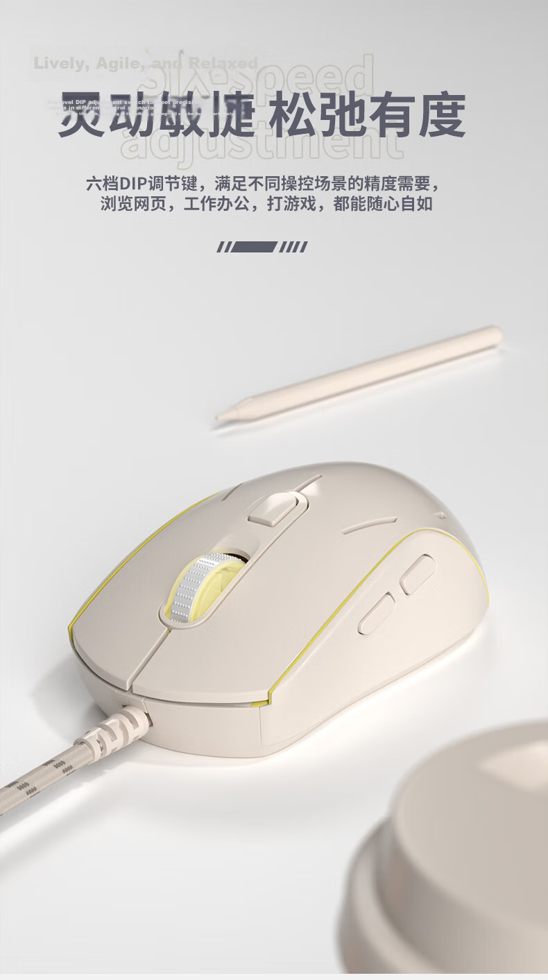 MageGee GK980 Mechanical Feel Keyboard And Mouse Set, 98-Key RGB Backlit Wired Keyboard, Office And Gaming Keyboard And Mouse Combo, Computer Laptop Keyboard And Mouse, White And Blue Color 9