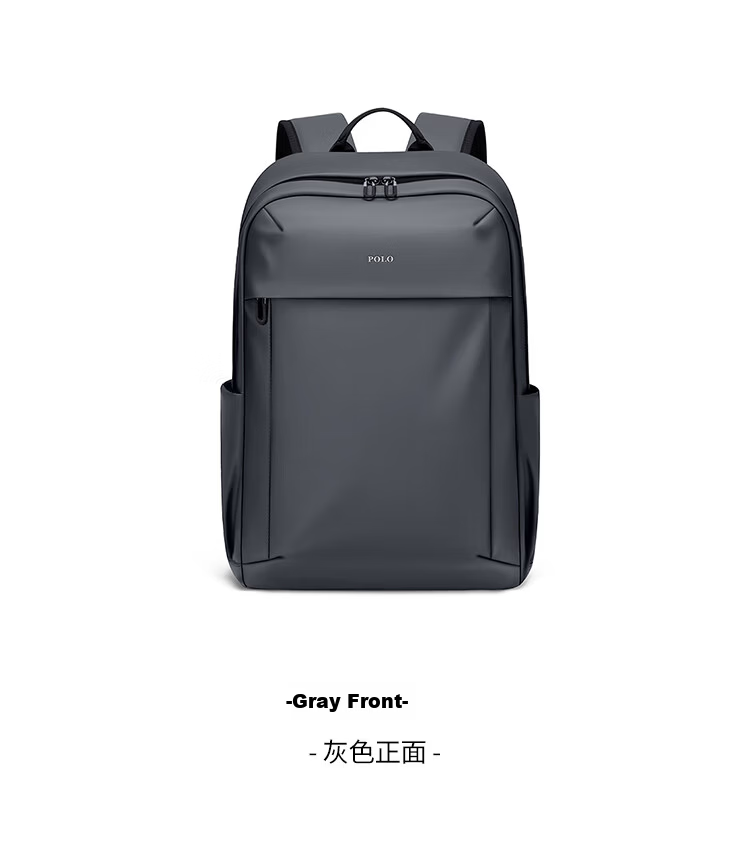 POLO Men's Backpack Travel Bag Student School Bag 15.6/16 Inch Laptop Bag Business Briefcase 22