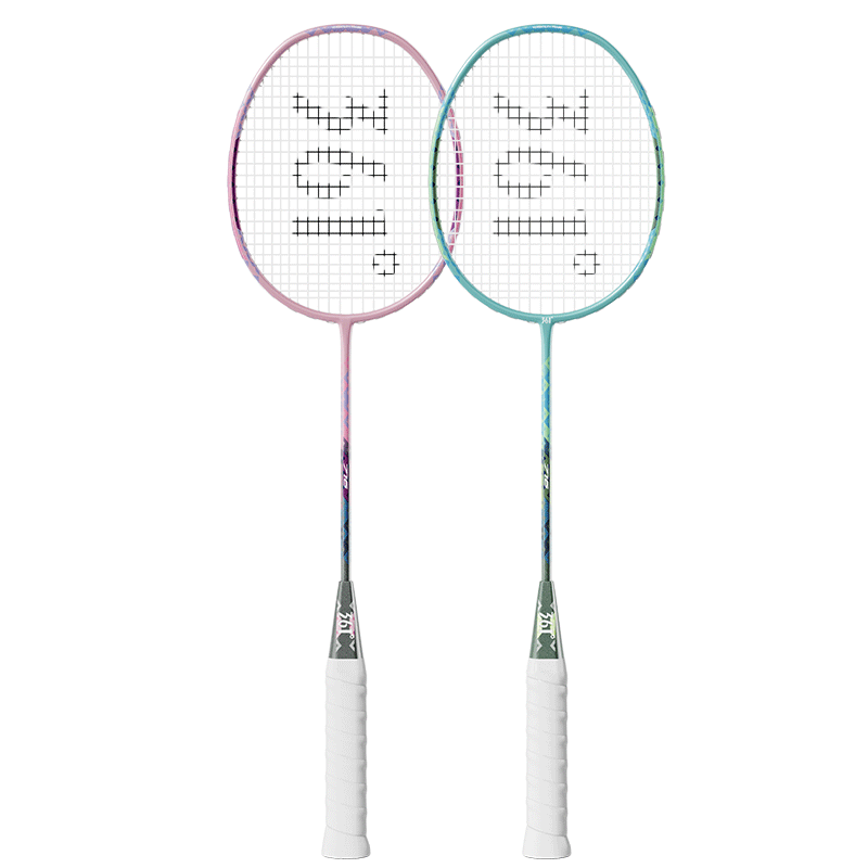 361° Badminton Racket Double Pack Carbon Aluminum Integrated Training Match Adult College Ultra-Light Durable