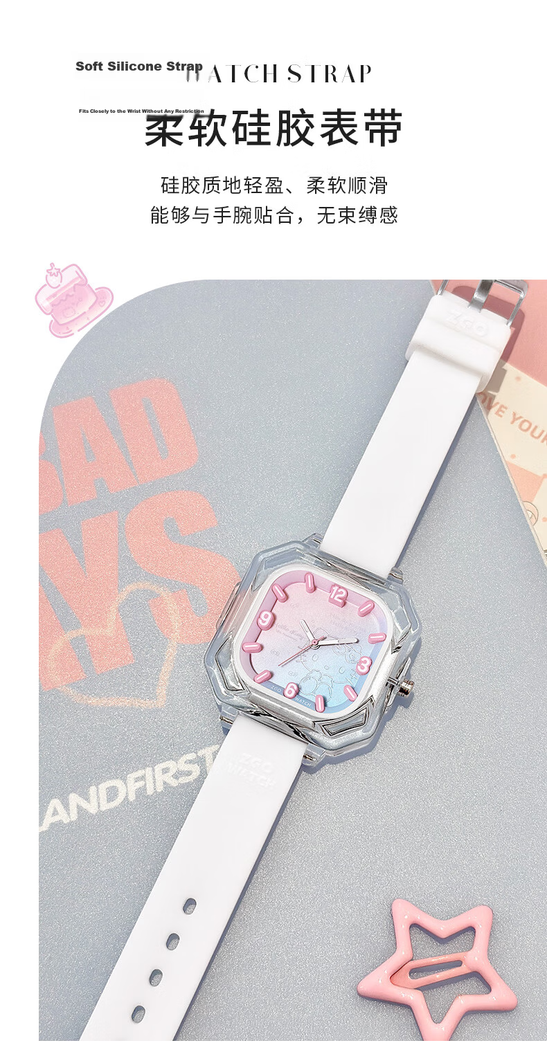 Hello Kitty 50th Anniversary Limited Edition Girls' Student Children's Watch Sanrio Bracelet Birthday Children's Day Gift 8