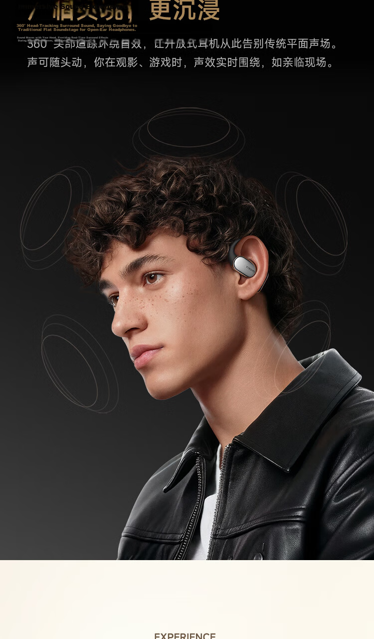 MI Xiaomi Open-Ear Pro 5-Driver Lightweight Bluetooth Earphones Ear-Hook Silver for Android and Apple Phones 11