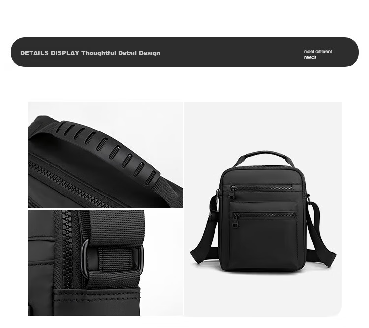 JEVI Casual Japanese Style Men's Shoulder Bag Trendy Crossbody Business Briefcase Valentine's Day Gift 7