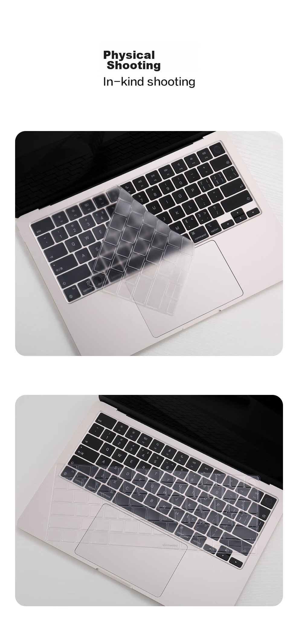 Jichuan Apple MacBook Pro 16-Inch Keyboard Cover for 2019 Model, Laptop Keyboard Protector, Touch Bar Full Coverage TPU Ultra-Thin Dust Cover 10
