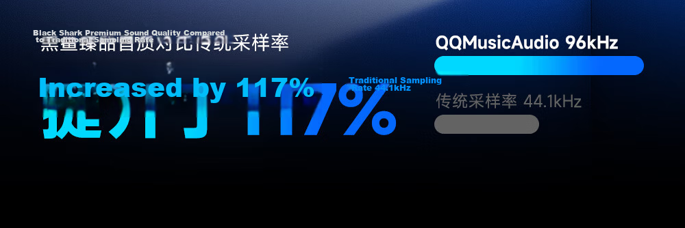 Black Shark Fengming Gaming In-Ear Bluetooth Earphones 2.4G Dual Mode 0.02s Low Latency Noise Cancelling FPS Mobile Game Headset Compatible with iPhone 17 Huawei 80 Xiaomi Honor 13