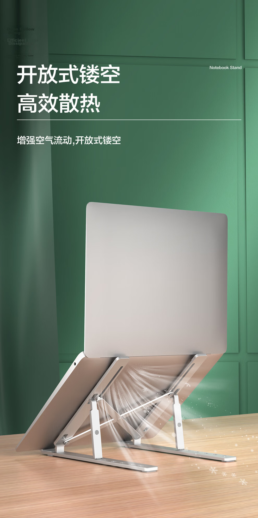 Jichuan Bed Laptop Desk, Adjustable Height Foldable Small Table, Laptop Stand for Student Dormitory, Bedside Reading And Writing Desk 8
