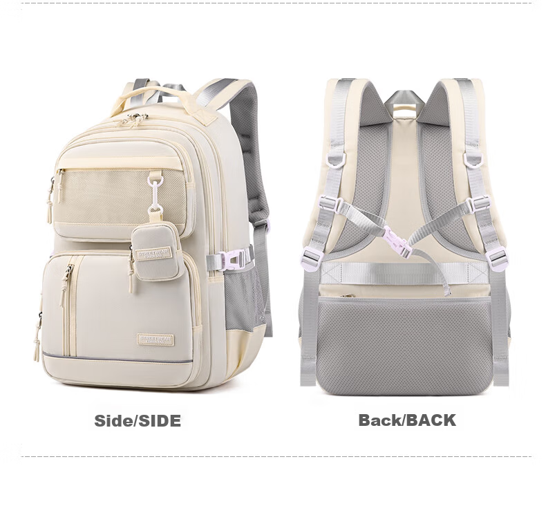 Edison High School Backpack Spine Protection Load Reduction Reflective Water-Resistant Large Capacity Student Travel Bag 2486-1 23