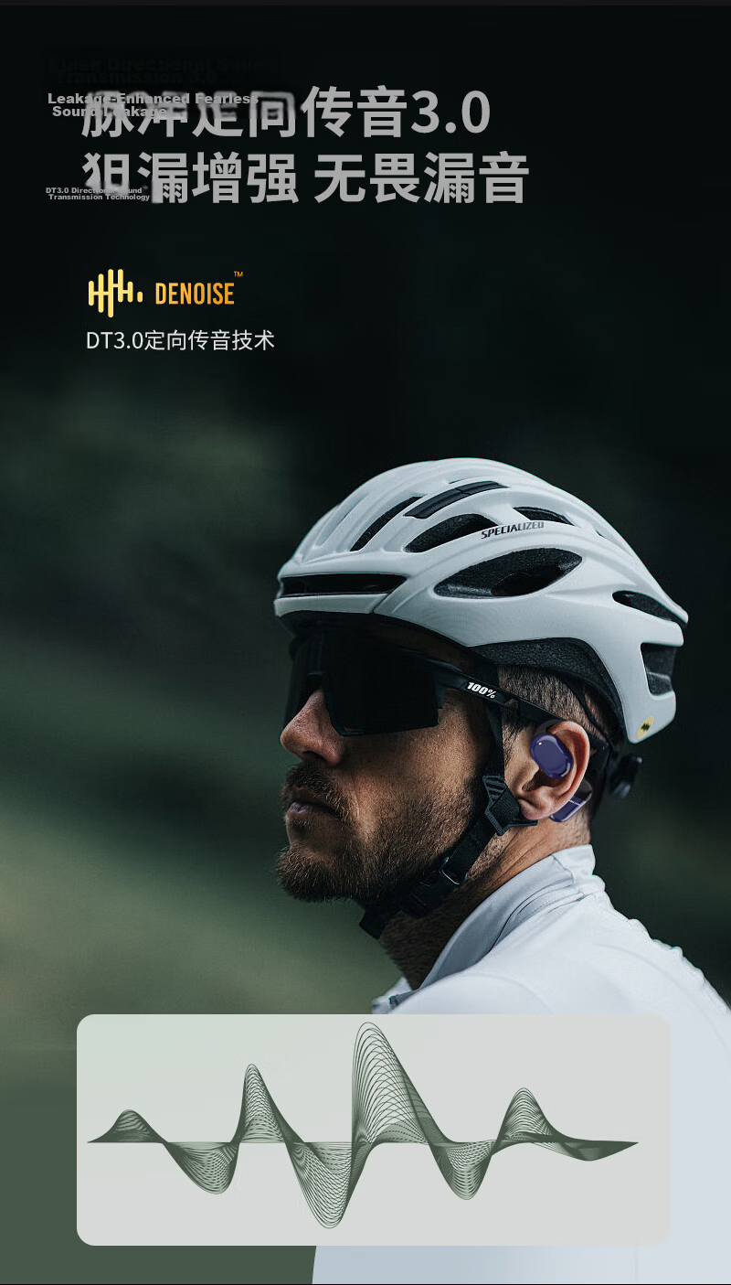 SHINECON QH-010 Open Bluetooth Earphones Ear-Hook Sports Headphones Noise Cancelling High-Quality Sound for Running Cycling Apple Huawei Birthday Gift Long Battery Life 12