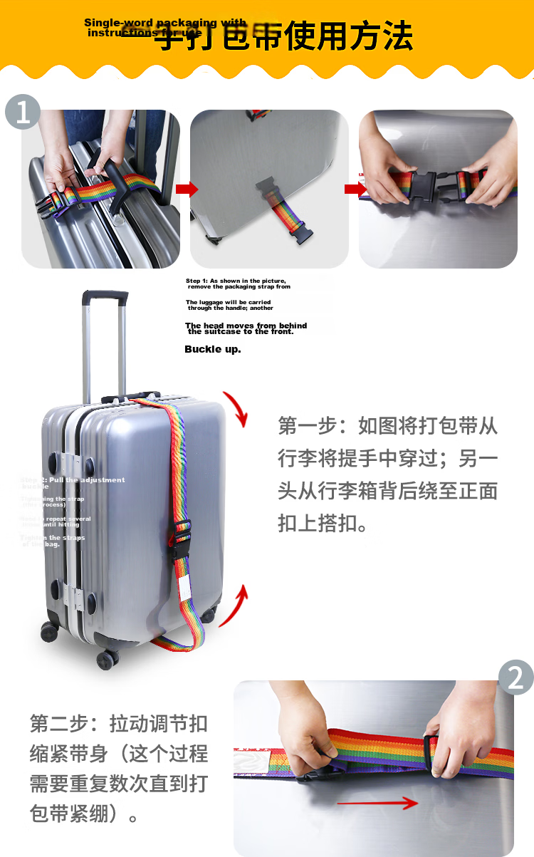 Banzhini Elastic Luggage Cover for Suitcase, Travel Luggage Protective Cover, Dustproof and Rainproof, Thick and Wear-Resistant, 26-inch and 28-inch 10