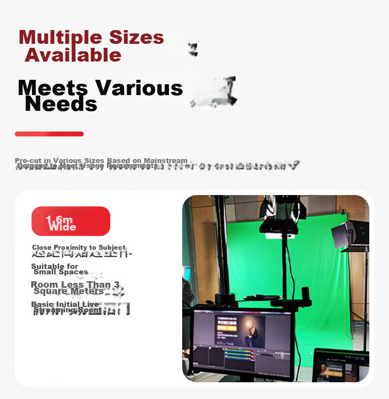 Leiz 2x2m Photography Background Stand Live Green Screen Support Chroma Key Photo Backdrop Stand Portrait Clothing ID Photo Shooting Thickened Portable Telescopic Gantry Background Stand 25