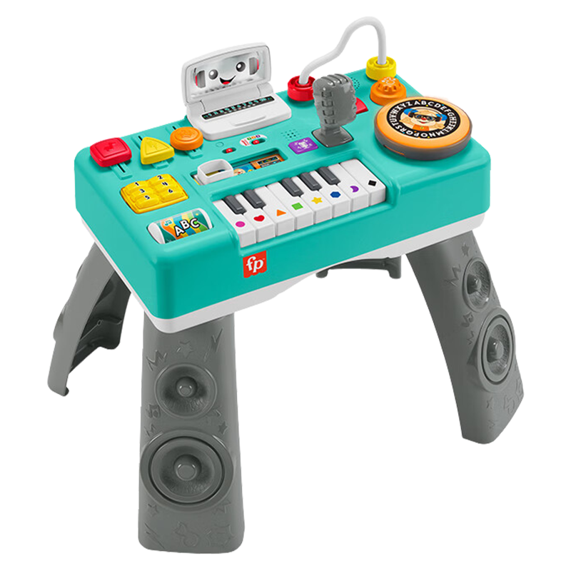 Fisher-Price Birthday Gift Early Education Numbers and Colors Toy - Fisher-Price Smart Play Fashion Music Learning Table HTJ66